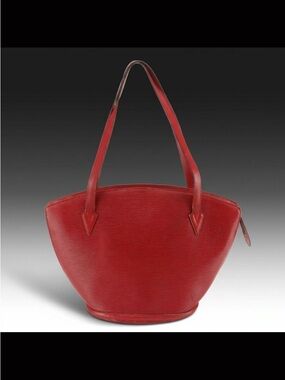 Louis Vuitton Red Epi Leather Shoulder Bag